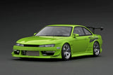 Ignition Model 1:18 Nissan Silvia (S14) VERTEX in Yellow Green