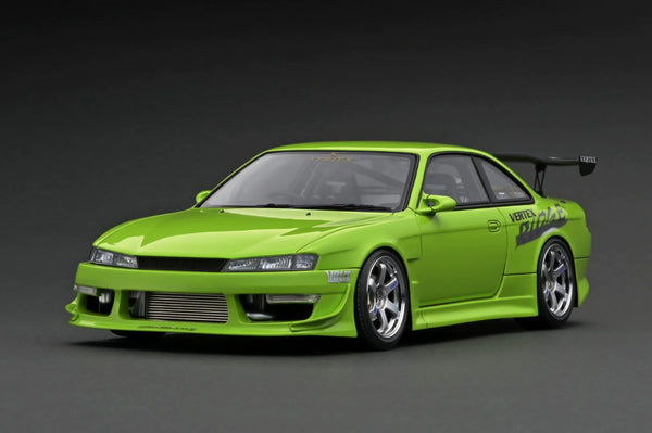 Ignition Model 1:18 Nissan Silvia (S14) VERTEX in Yellow Green
