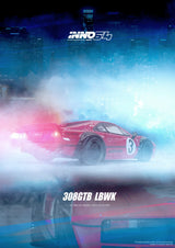 INNO64 1/64 Ferrari 308 GTB Liberty Walk in Red