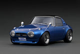 Ignition Model 1:18 Toyota Sports 800 NOB Hachi Version in Blue Metallic