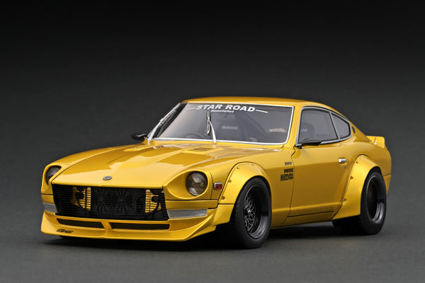 *PREORDER* Ignition Model 1:18 Nissan Fairlady Z (S30) STAR ROAD in Yellow Metallic