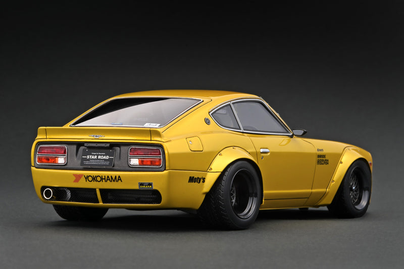 *PREORDER* Ignition Model 1:18 Nissan Fairlady Z (S30) STAR ROAD in Yellow Metallic