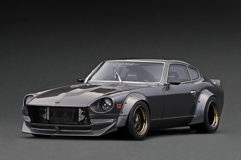 *PREORDER* Ignition Model 1:18 Nissan Fairlady Z (S30) STAR ROAD in Gun Metallic