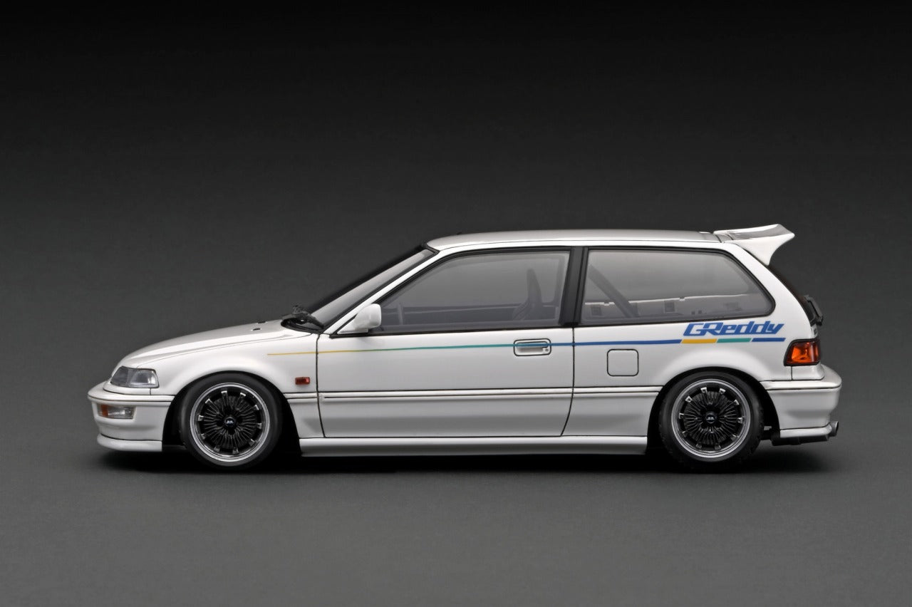 ignition model GReddy仕様シビック EF9 SiR 1/18 1/18 Ignition Model Honda CIVIC (EF9) SiR Red - LIVECARMODEL.com