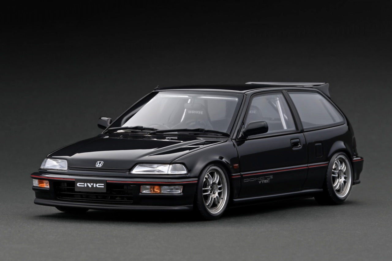 Ignition Model 1:18 Honda Civic (EF9) in Black – Model Cars