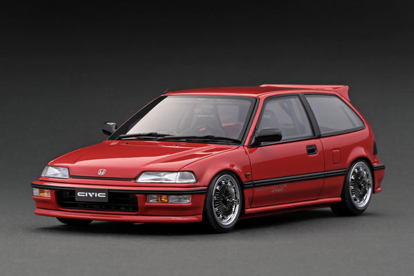 *PREORDER* Ignition Model 1:18 Honda Civic (EF9) in Red