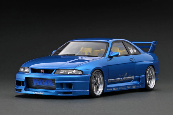*PREORDER* Ignition Model 1:18 Nissan Skyline (BNCR33) GT-R GReddy Version in Blue Metallic