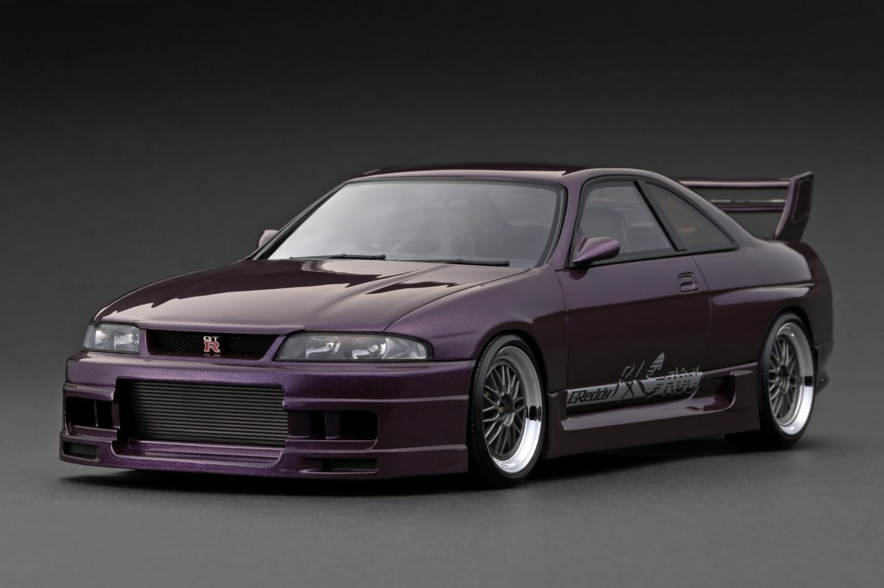 (今だ) 1/18 GReddy GT-R BCNR33 イグニッションモデル 1/18 GReddy GT-R (BCNR33) シルバー