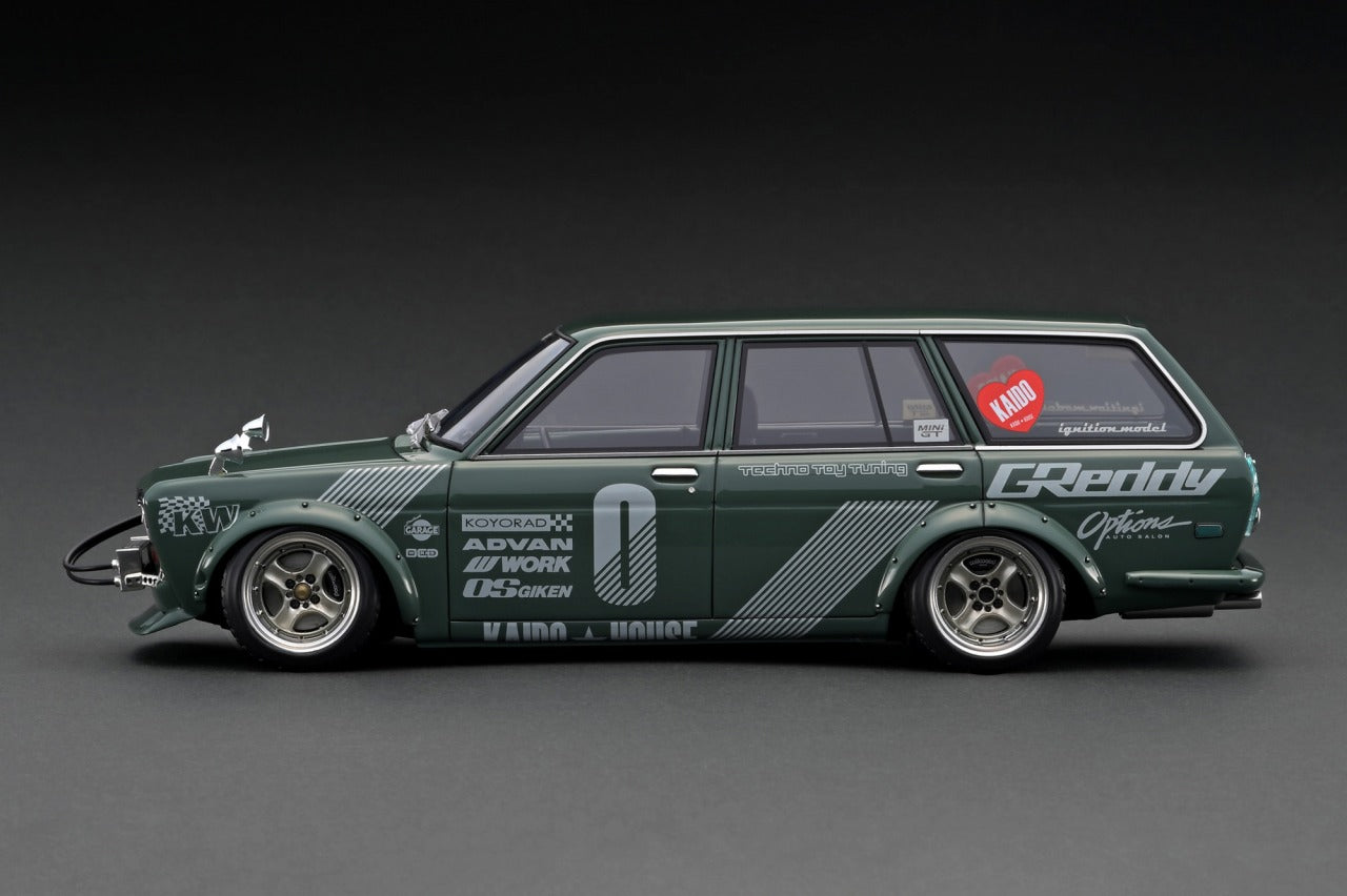 Ignition Model 1:18 Datsun Bluebird (510) Wagon KAIDO HOUSE in