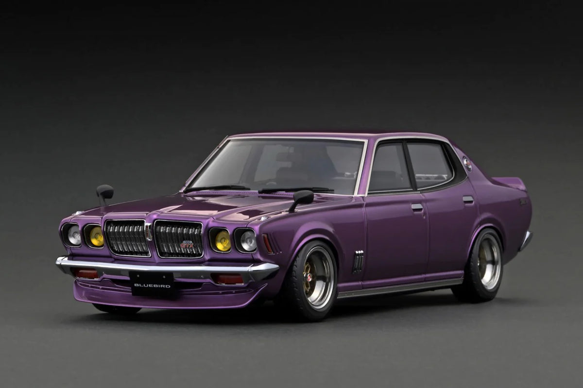 WEB限定】 IG3009 おもむく 1/18 Nissan Laurel 2000SGX Purple With 