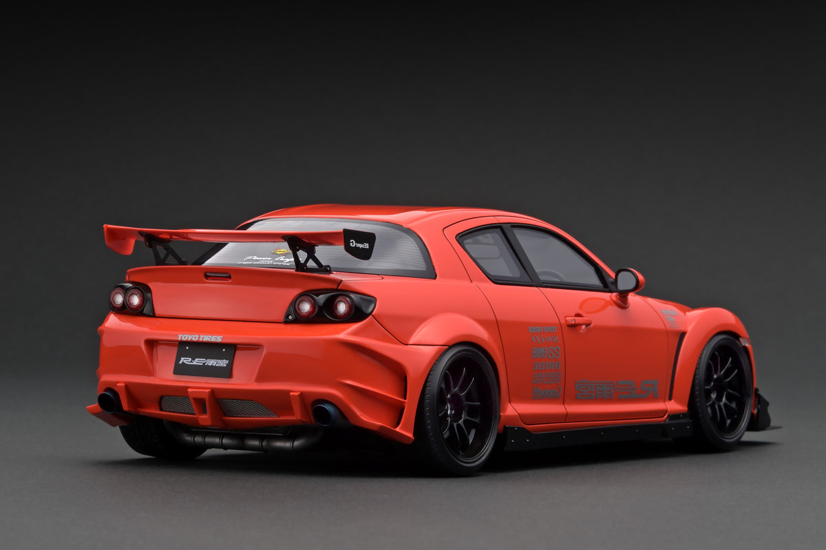 Orange Rx 8 Ignition Model 1:18 Mazda RX-8 (SE3P) RE Amemiya in Orange – Model Cars ...
