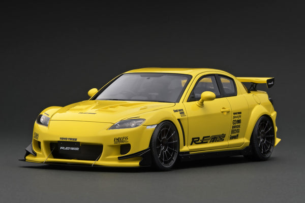 *PREORDER* Ignition Model 1:18 Mazda RX-8 (SE3P) RE Amemiya in Yellow