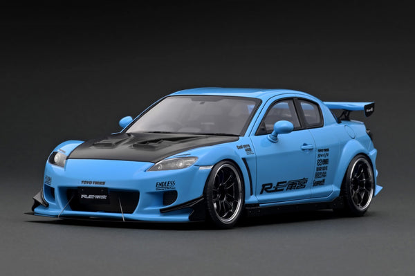 *PREORDER* Ignition Model 1:18 Mazda RX-8 (SE3P) RE Amemiya in Light Blue