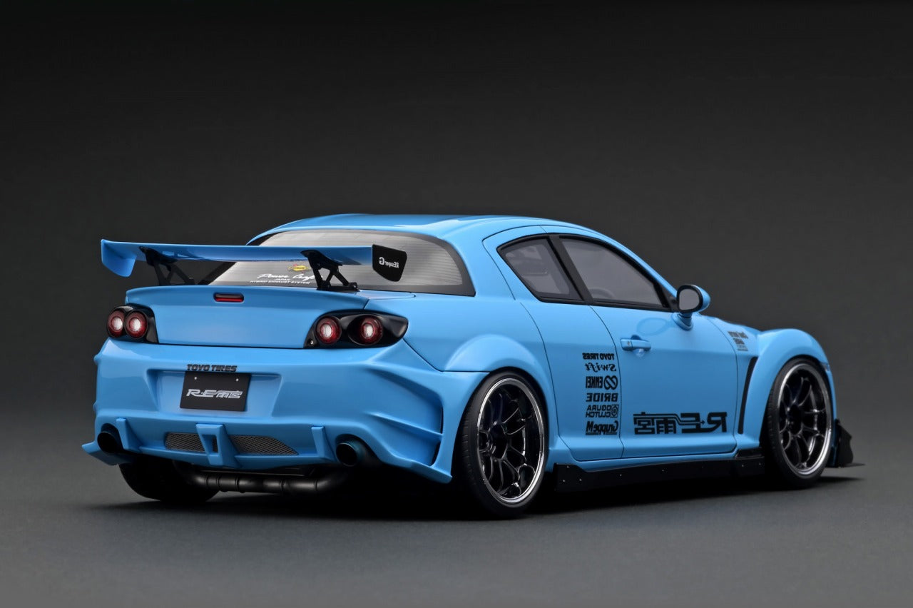 Ignition Model 1:18 Mazda RX-8 (SE3P) RE Amemiya in Light Blue – Model