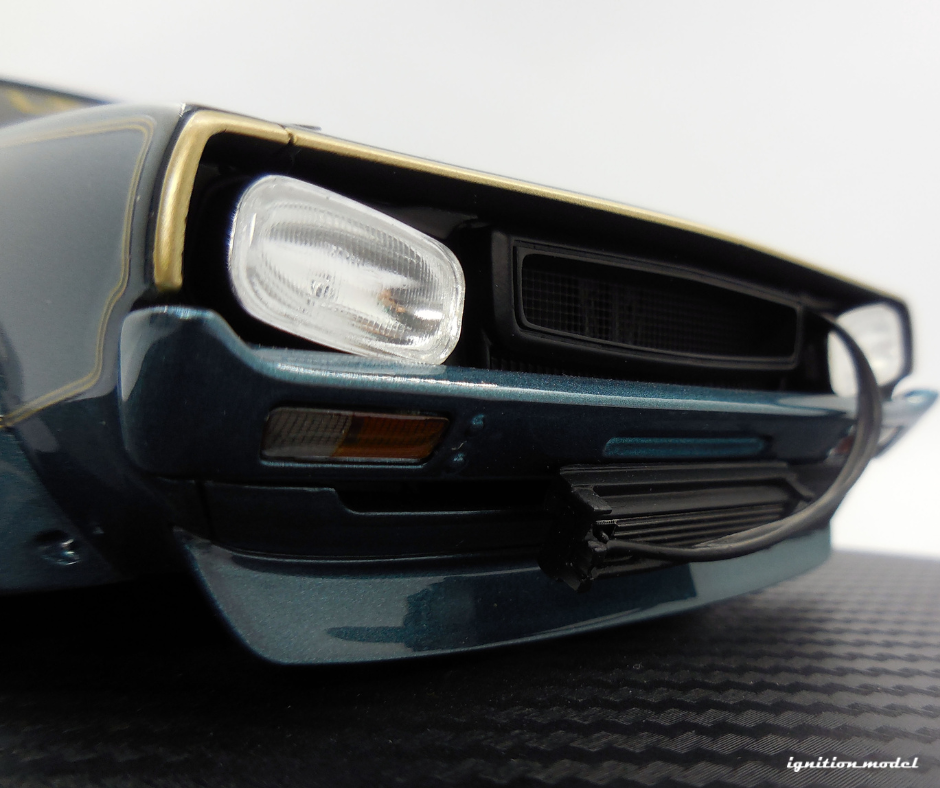 Ignition Model 1:18 Nissan Kenmeri 2DR LB-WORKS in Blue