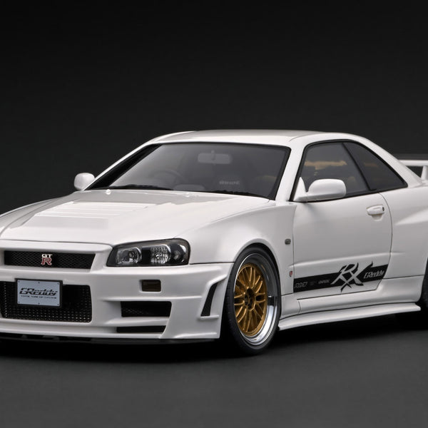 1/18 MotorHelix Nissan Skyline R34 GT-R Nismo Z-tune Pearl