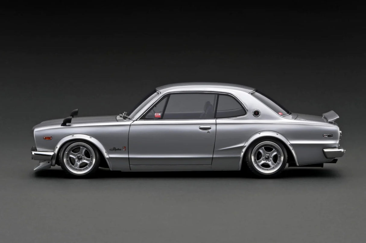 IG0040 1/18 スカイライン 2000 GT-R KPGC10 シルバー Ignition Model 1:18 Nissan Skyline 2000 GT-R (KPGC10) in