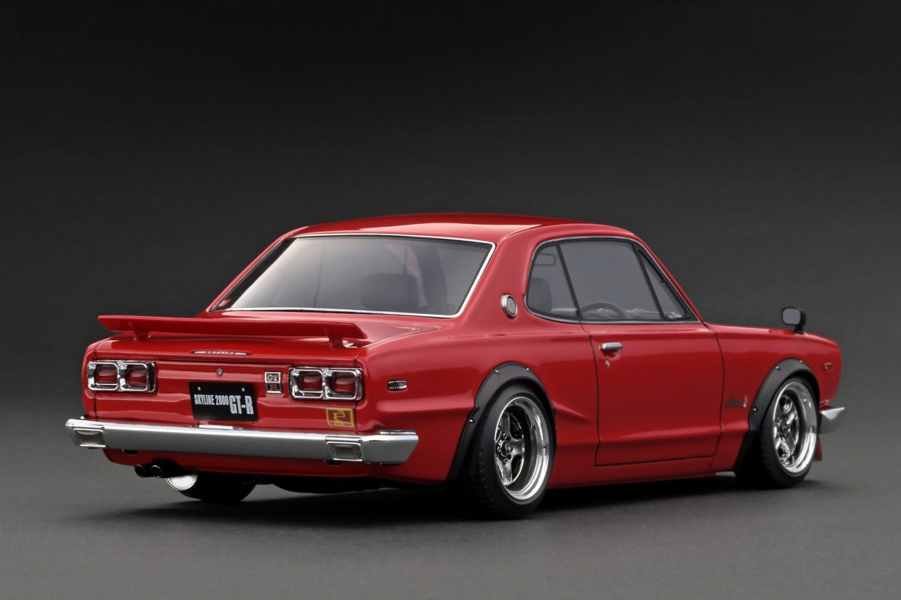 イグニッション 1/18 Skyline 2000 GT-R PGC10 Ignition Model 1:18 Nissan Skyline 2000 GT-R (KPGC10) in Red
