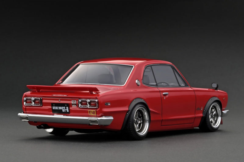 Ignition Model 1:18 Nissan Skyline 2000 GT-R (KPGC10) in Red