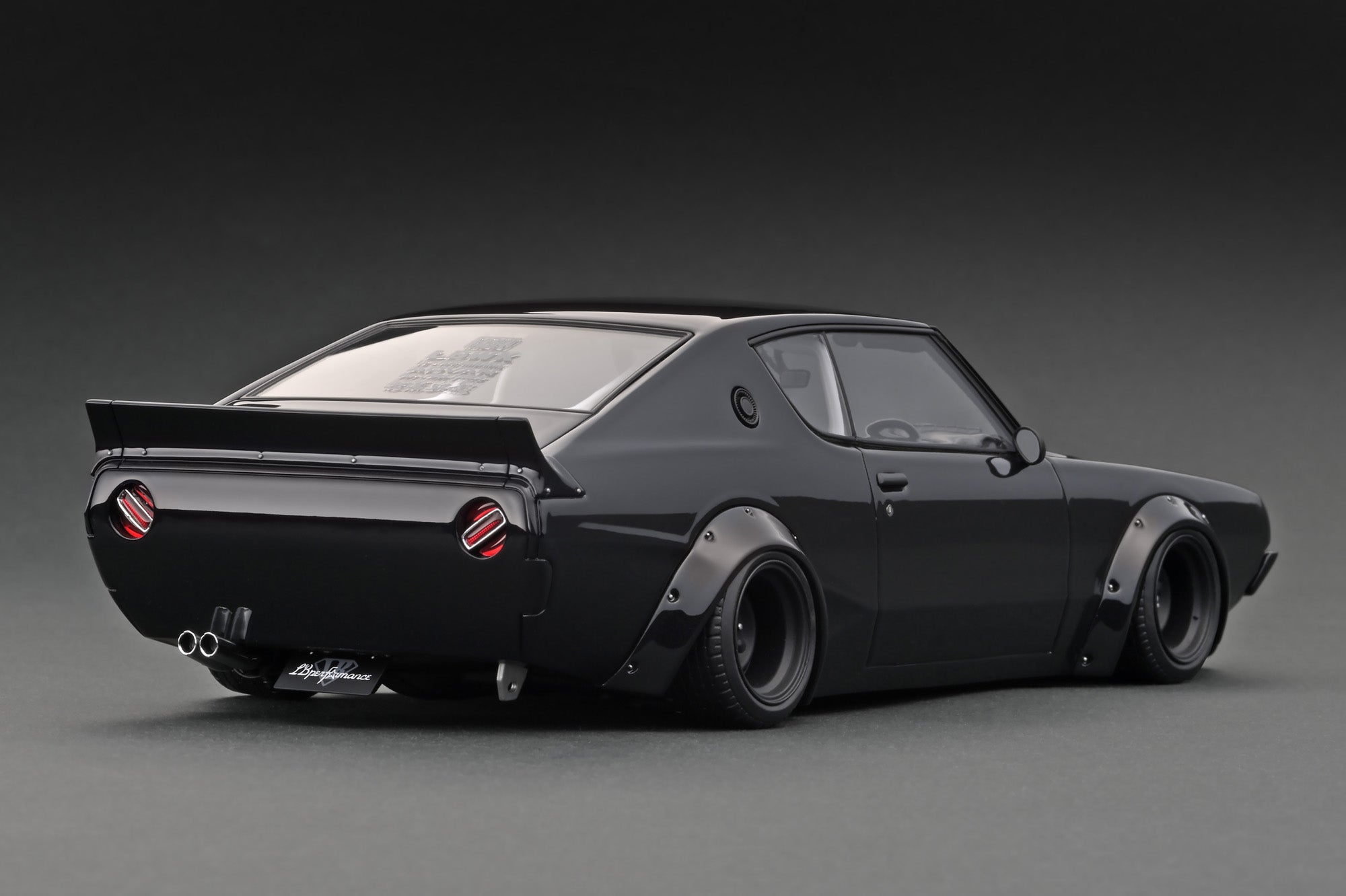 Ignition Model 1:18 Nissan Kenmeri 2DR LB-WORKS in Black – Model