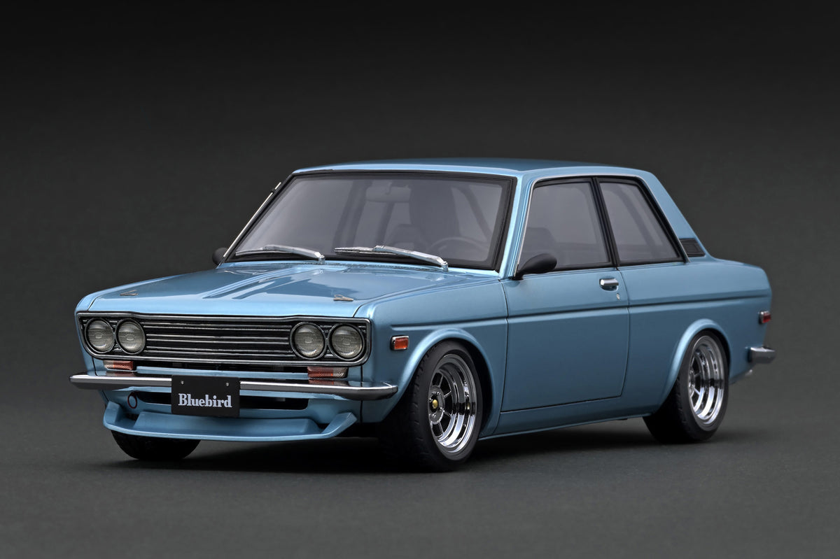 Ignition Model 1:18 Datsun Bluebird (510) in Light Blue Metallic 