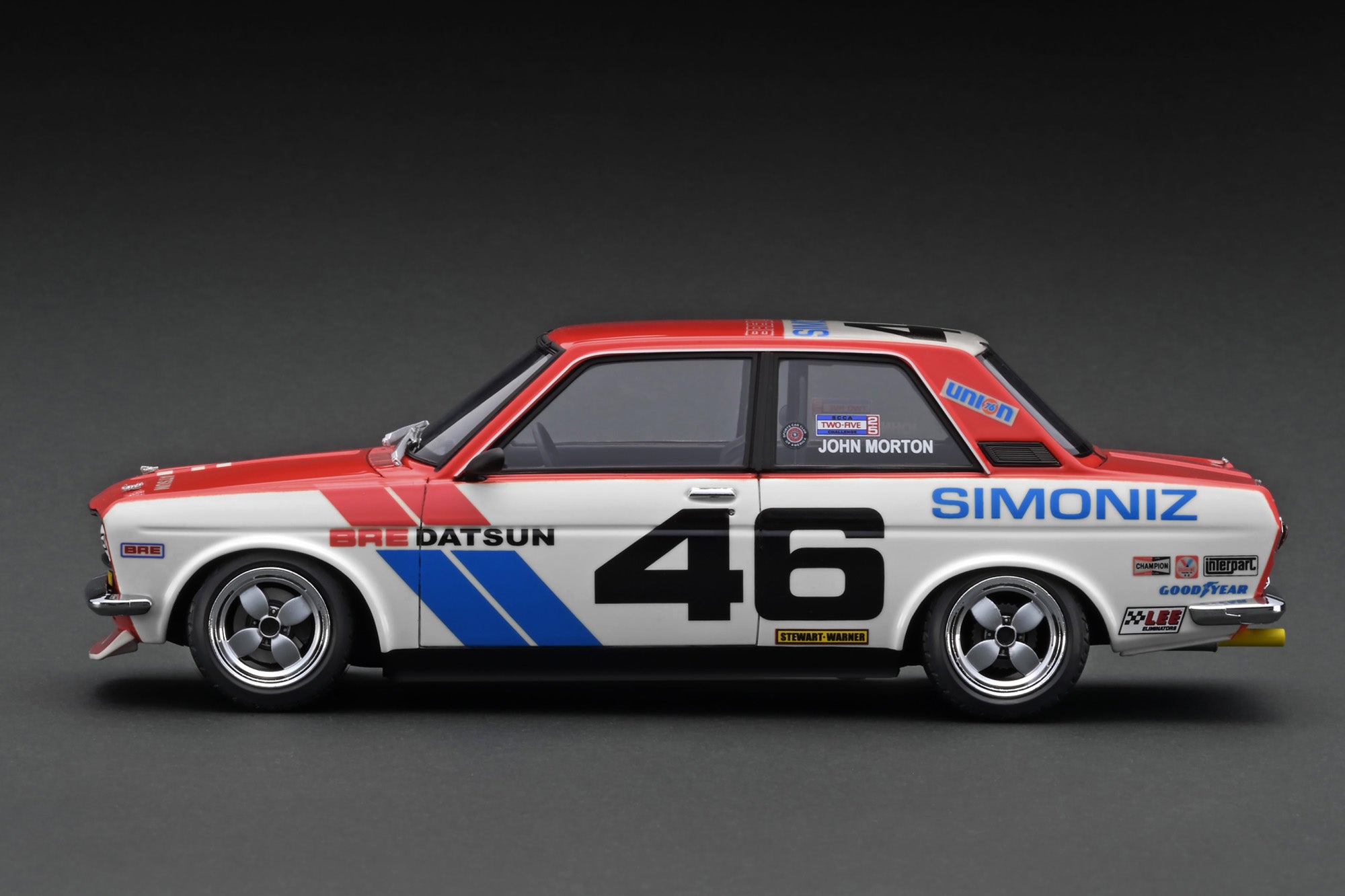 1/18 Ignition Datsun Bluebird (510) White/Blue #85 IG3309 | eBay