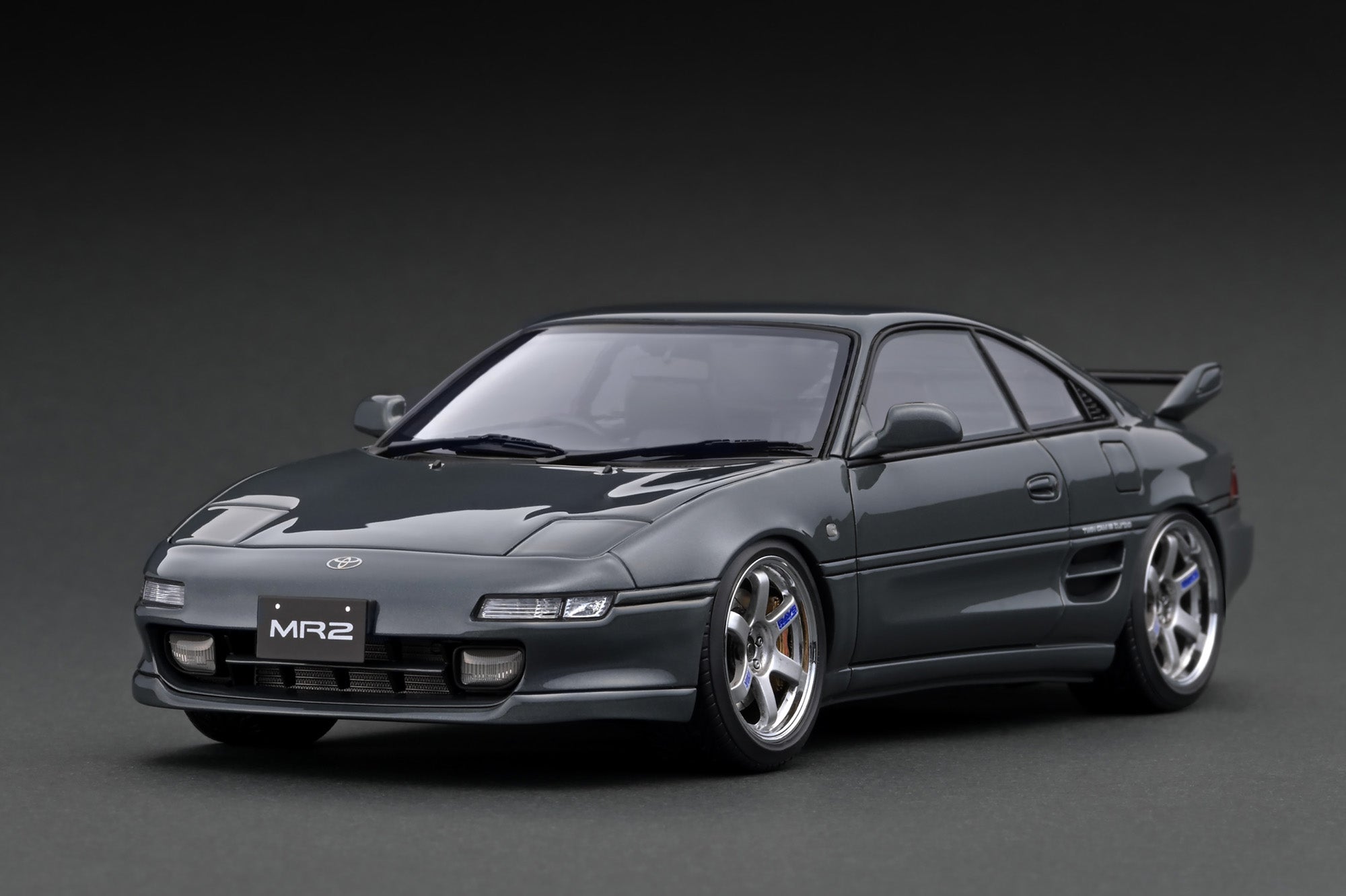 【美品！】トヨタ mr2 sw20 1/18 ミニカー グレー Ignition Model 1:18 Toyota MR2 (SW20) in Gun Metallic – Model Cars