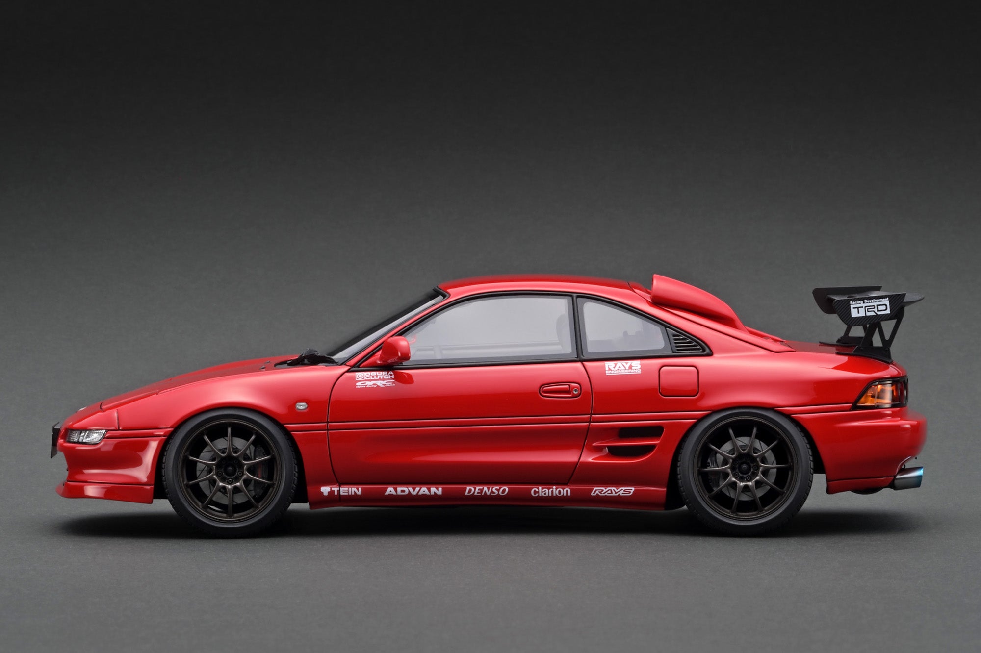 Ignition Model 1:18 Toyota MR2 (SW20) in Red – Model Cars Houston