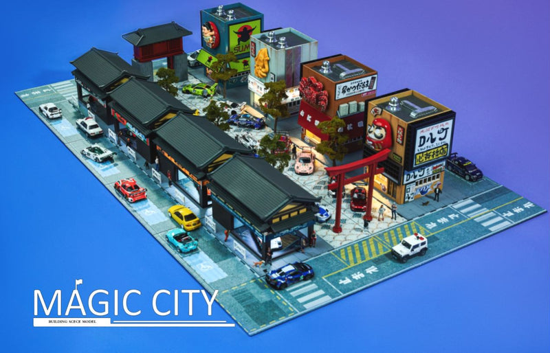 Magic City 1:64 Mazda Showroom & Japanese Squid Yaki Shop