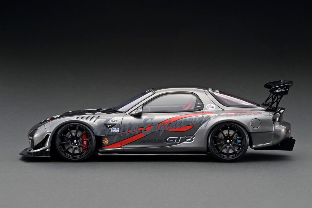 Ignition Rx7 Ignition Model 1:18 Mazda RX-7 (FD3S) FEED Afflux GT3 in Gun Metallic