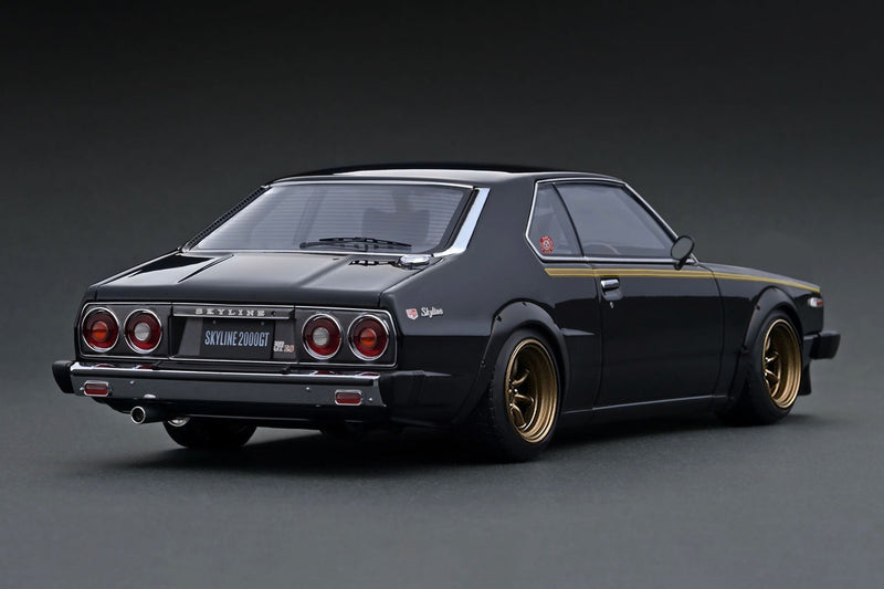 *PREORDER* Ignition Model 1:18 Nissan Skyline 2000 GT-ES (C210) in Black