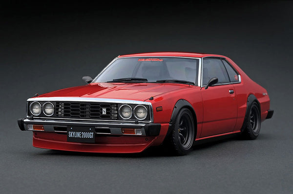 *PREORDER* Ignition Model 1:18 Nissan Skyline 2000 GT-ES (C210) in Red