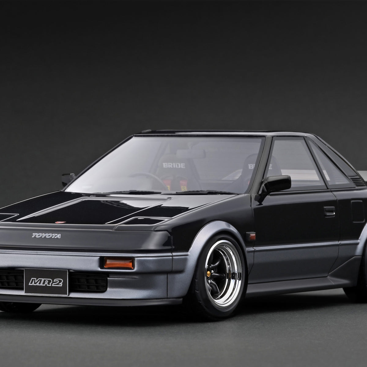 Silver Rota Rims Aw11 Mr2 Ignition Model 1:18 Toyota MR2 (AW11) in Black & Silver – Model Cars ...