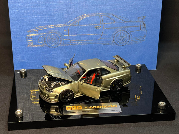 PGM Models & One Model 1:43 Nissan Skyline Z-Tune in Millenium Jade Luxury Version
