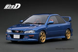 Ignition Model 1:18 Subaru Impreza WRX type R STi Version V (GC8) INITIAL D in Blue with LED Lights