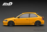 Ignition Model 1:18 Honda Civic (EK9) Type-R in Yellow Initial D