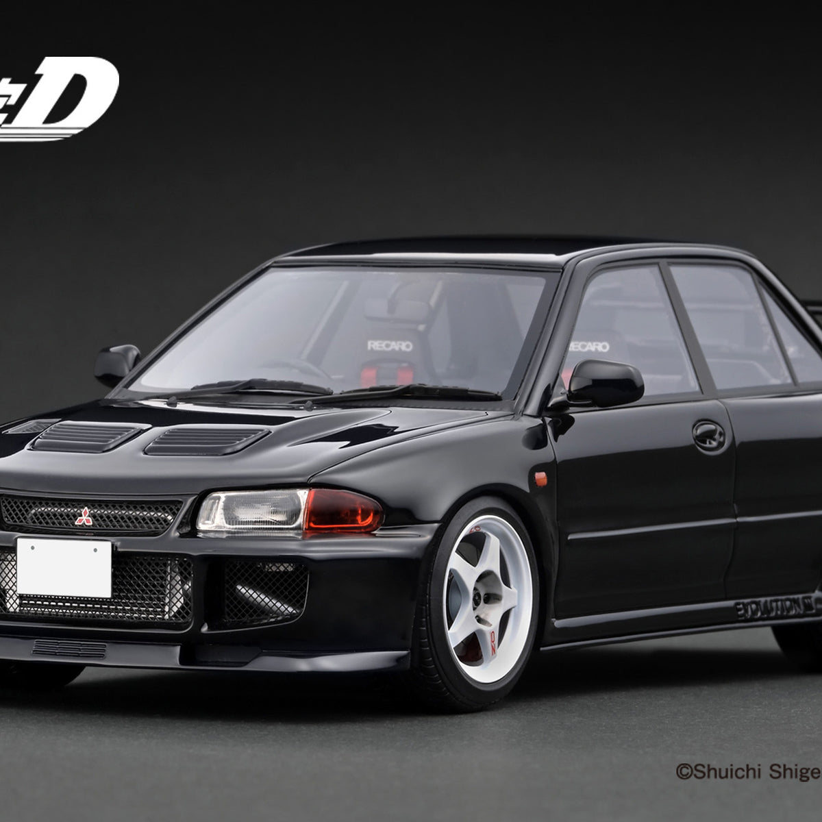 IG3543 Ignition Model 1/18 - Mitsubishi Lancer Evolution III GSR (CE9A) - Initial D - Noir