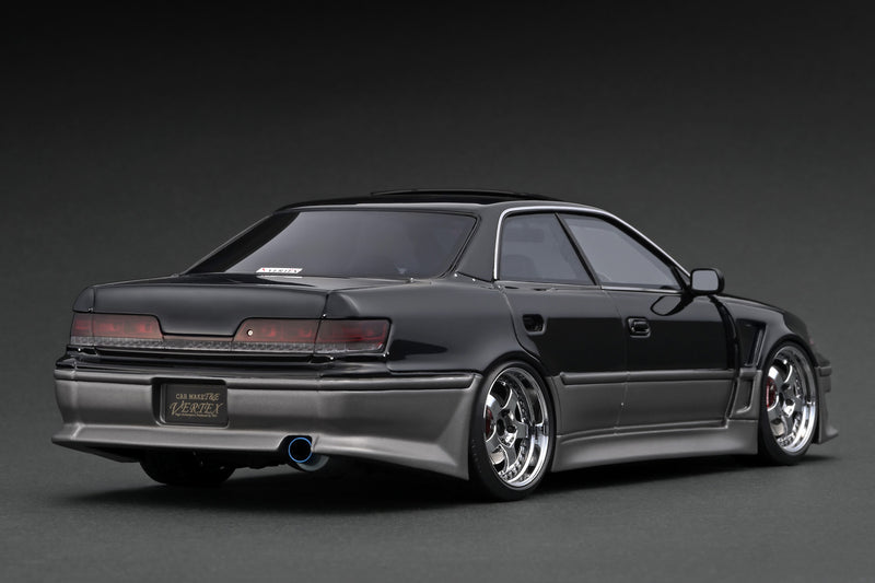 *PREORDER* Ignition Model 1:18 Toyota Mark-II (JZX100) VERTEX in Black / Gun Metallic
