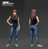 *PREORDER* Ignition Model 1:18 Nissan Skyline GT-R (R32) Gun Metallic 湾岸MIDNIGHT Reina's R with Ms. Reina Akikawa Figure