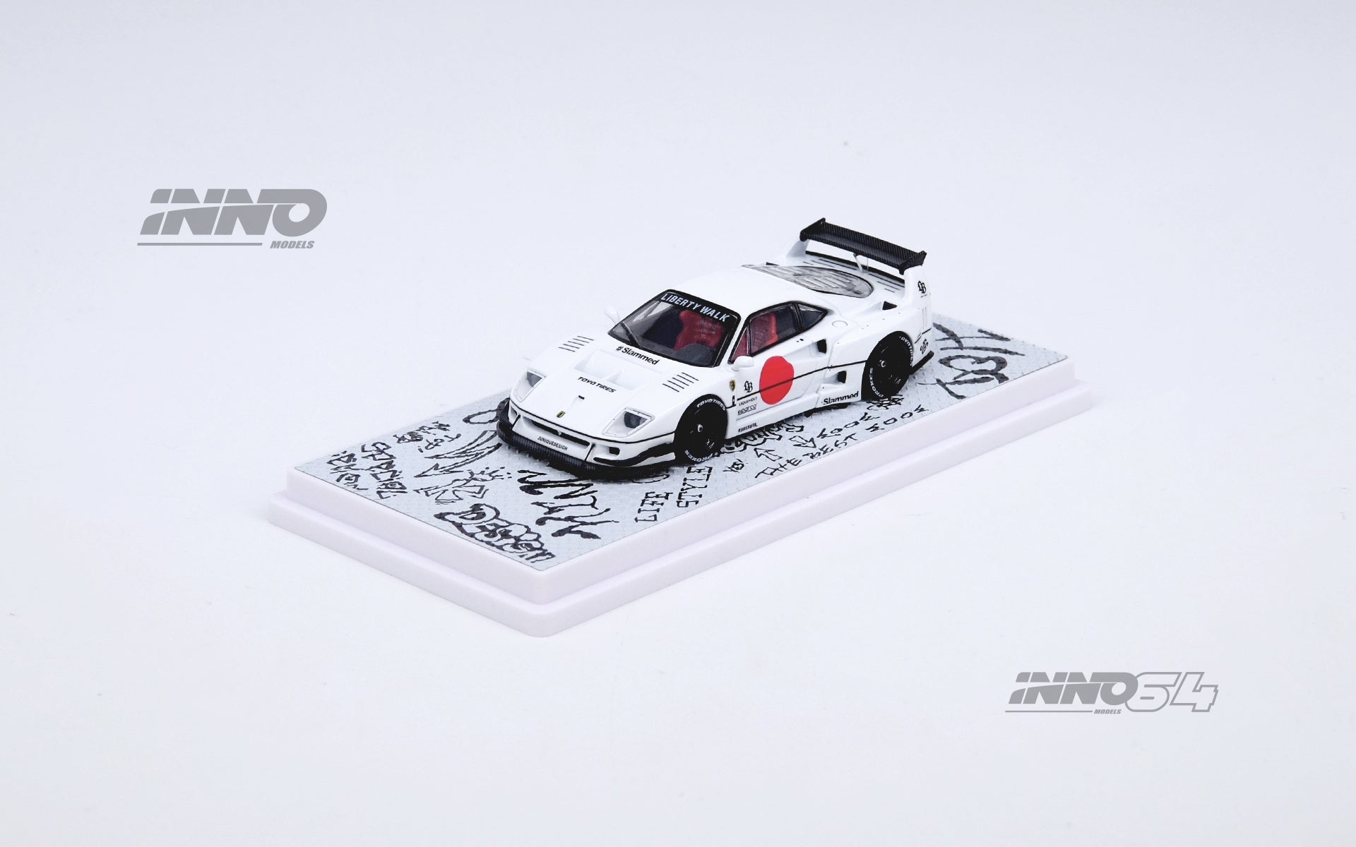 INNO64 1:64 Ferrari F40 Liberty Walk Tokyo Auto Salon 2023
