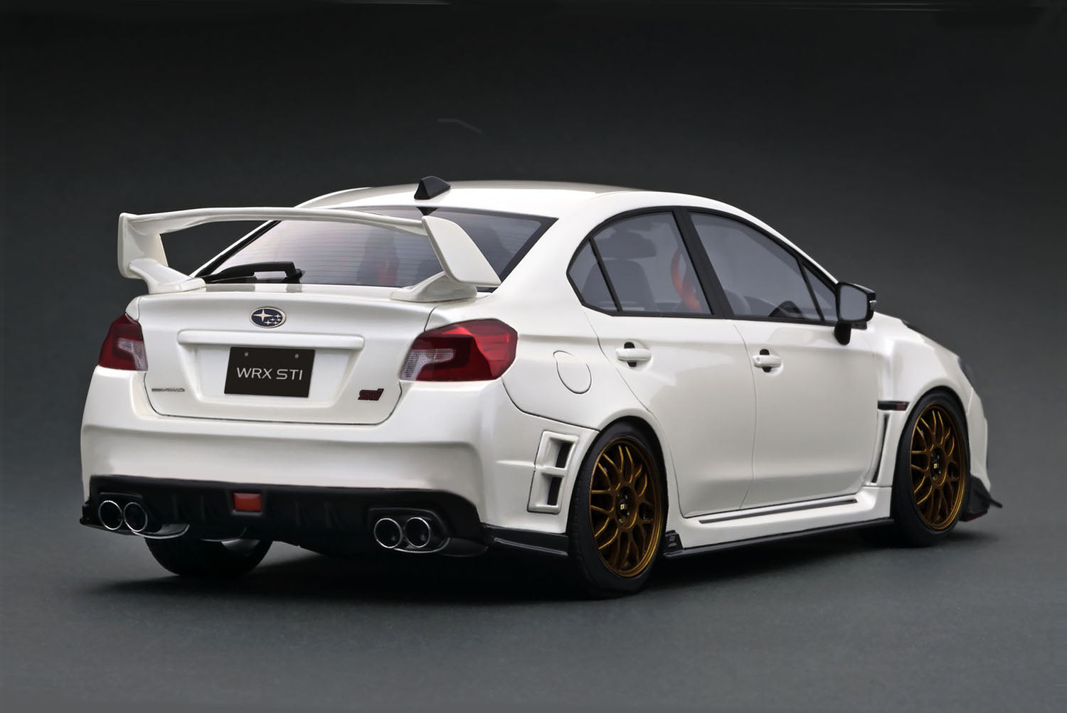 ふわページ Ignition Model 1:18 Subaru WRX (CBA-VAB) STI in Pearl White