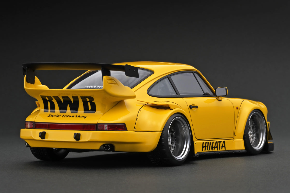 Model Model Rwb 930 Ignition Model 1:18 Porsche 930 RWB in Yellow – Model Cars Houston