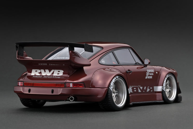 Ignition Model 1:18 Porsche 930 RWB in Dark Red