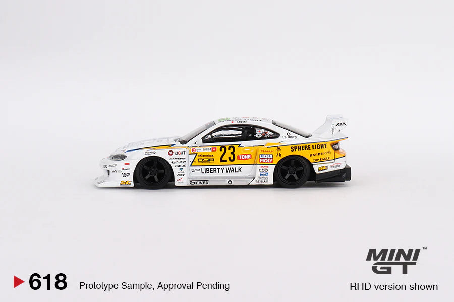 MINI GT 1:64 Nissan Silvia (S15) LB-Super Silhouette #23 2022 Goodwood Festival of Speed Edition