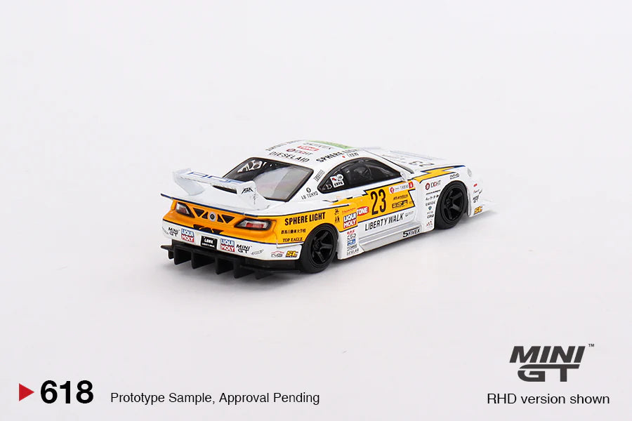 MINI GT 1:64 Nissan Silvia (S15) LB-Super Silhouette #23 2022 Goodwood Festival of Speed Edition