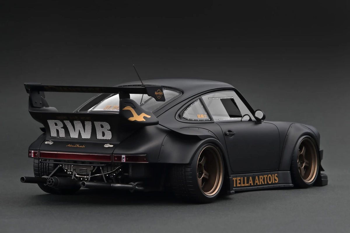Ignition Model 1:18 Porsche 930 in Matte Black – Model Cars Houston Ignition Model 1:18 Porsche 930 in Matte Black – Model Cars Houston