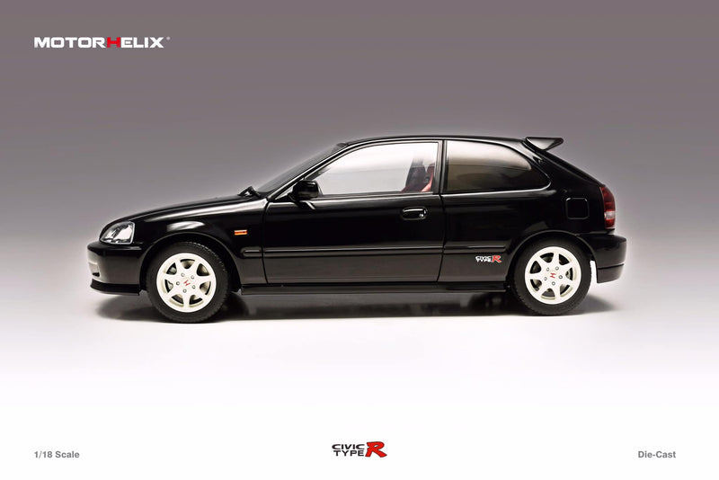 MotorHelix 1/18 Honda Civic Type-R Late Version (EK9) in Starlight Black Pearl