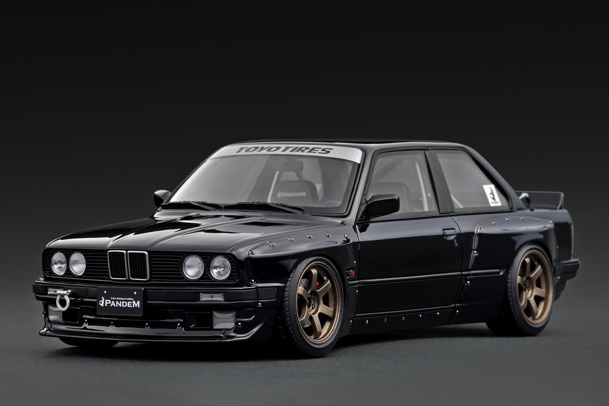 *PREORDER* Ignition Model 1:18 BMW E30 3-Series PANDEM in Black