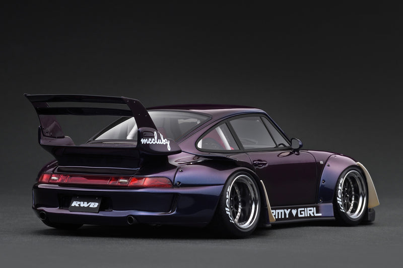 *PREORDER* Ignition Model 1:18 Porsche 993 RWB in Purple Metallic