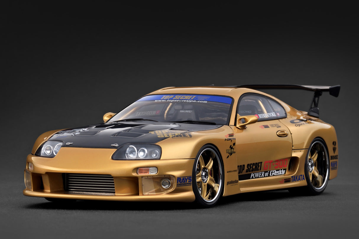 *PREORDER* Ignition Model 1:18 Toyota Supra (A80) TOP SECRET in Gold